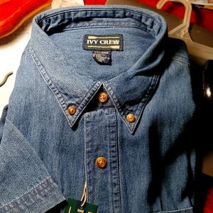 IVY Crew Denim Short Sleeve shirt